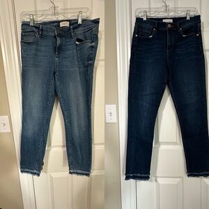 LOFT BUNDLE modern skinny jeans size 6/28